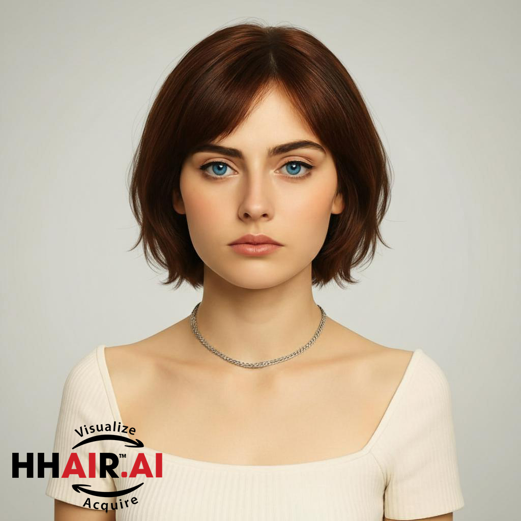 Women’s Full Wig – Short Wavy Pixie Style, Ultra-Thin Skin