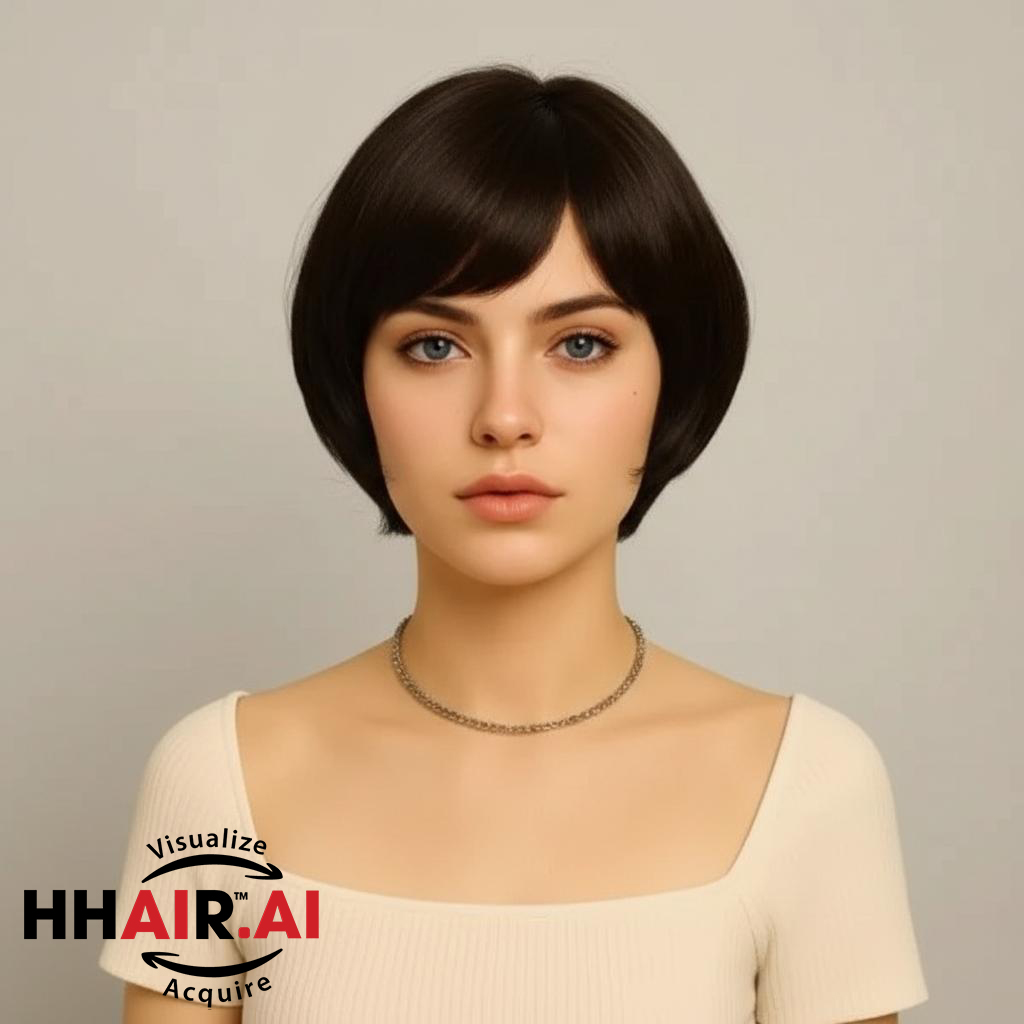 Women’s Full Human Hair Wig – Short Pixie Cut (Mature Style)