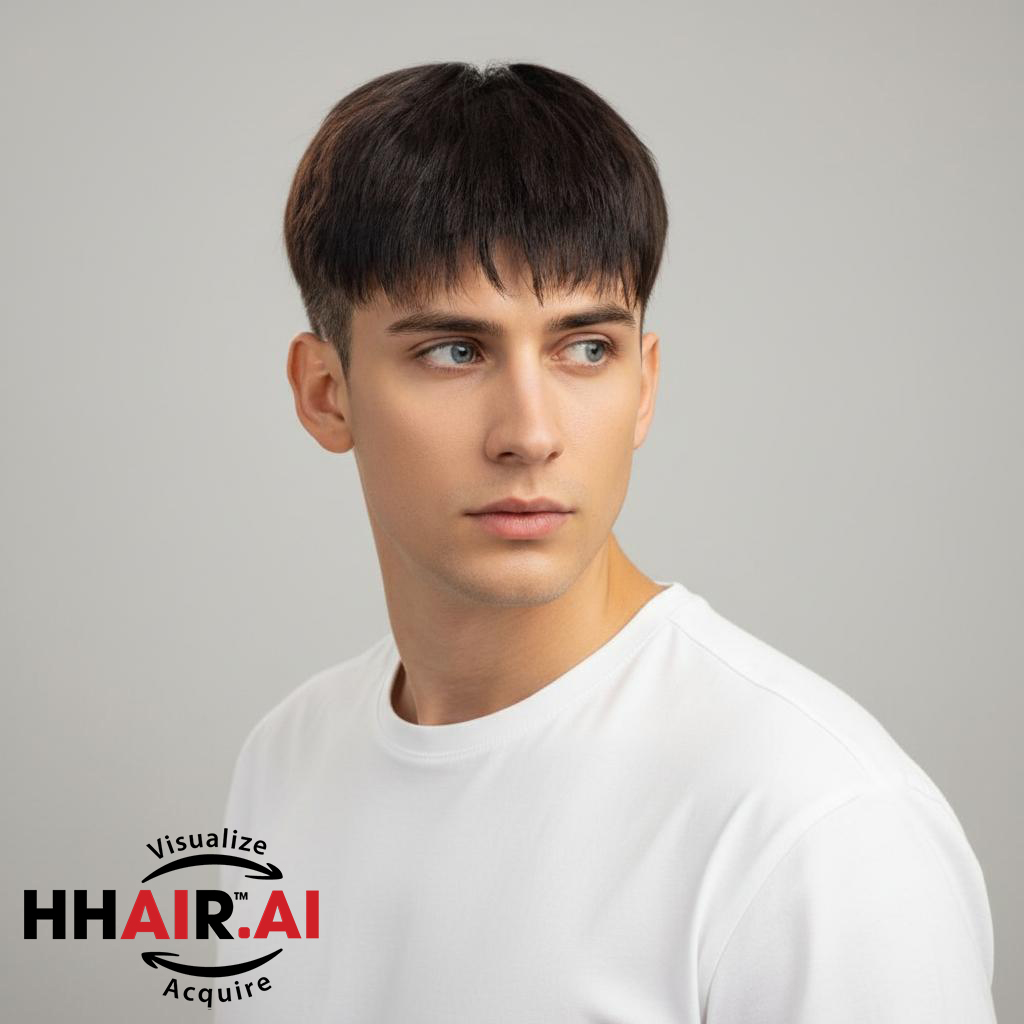 Men’s Top Hair System – 3D Ultra-Thin Skin, Classic Basic Style, Dark Brown