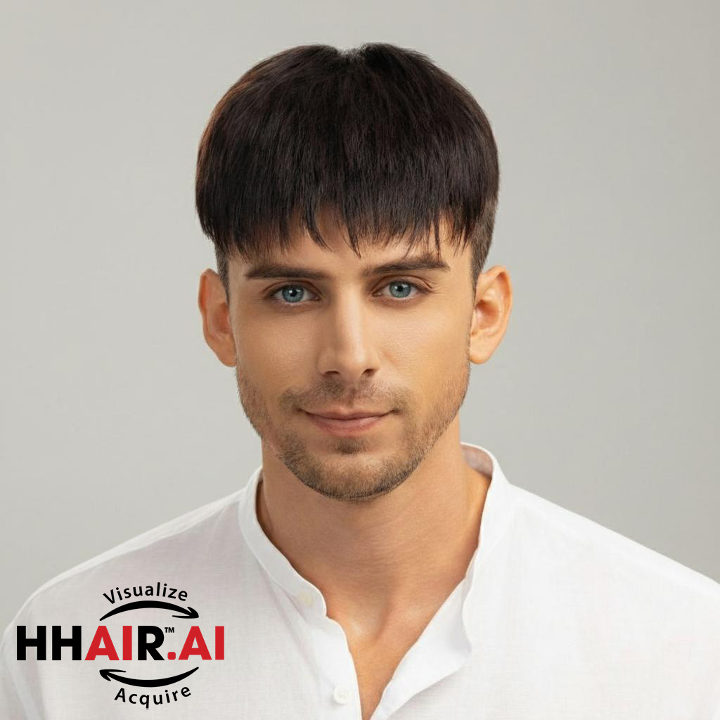 Men’s Top Hair System – 3D Ultra-Thin Skin, Classic Basic Style, Dark Brown