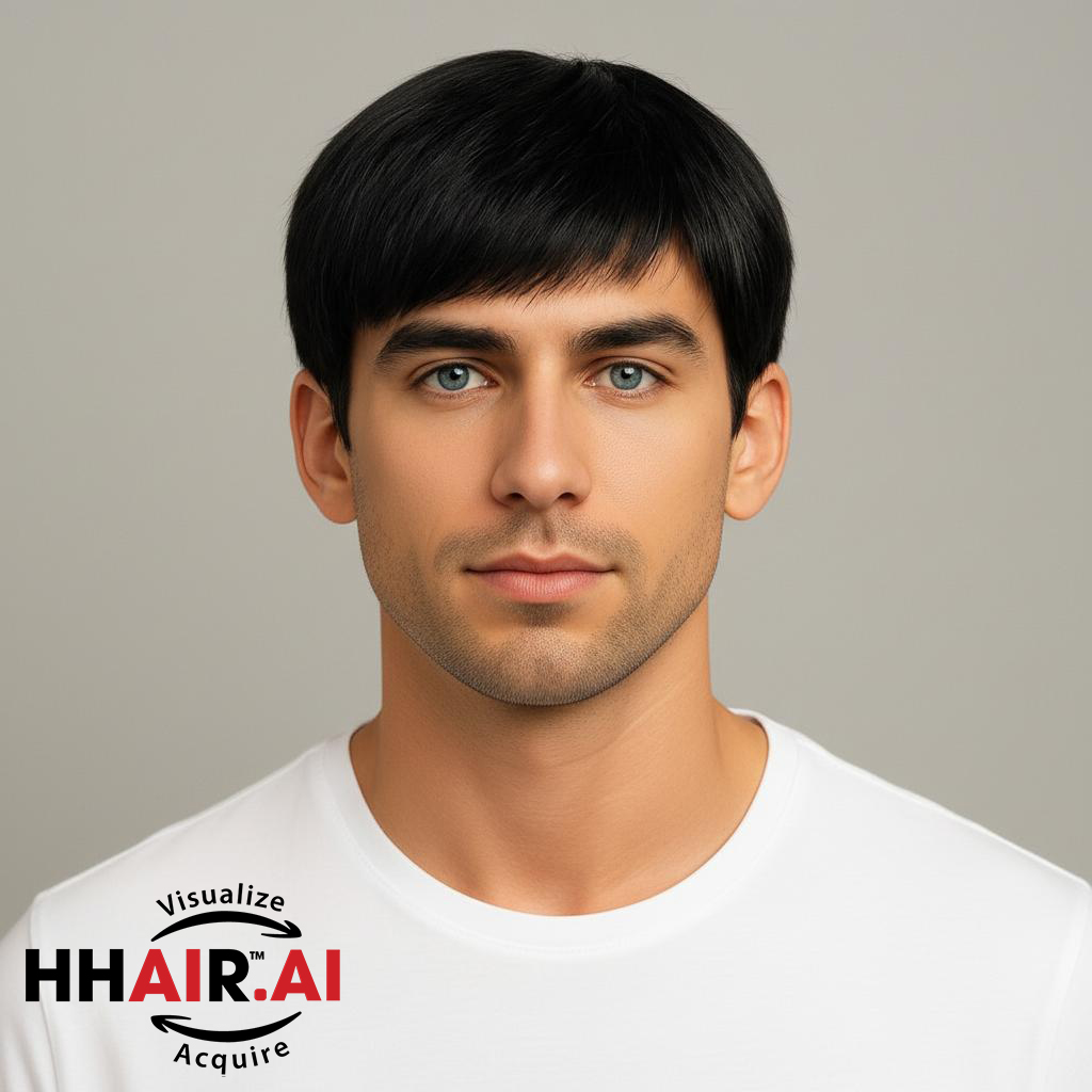 Men’s Full Wig – Basic Style, Ultra-Thin Skin, Human Hair