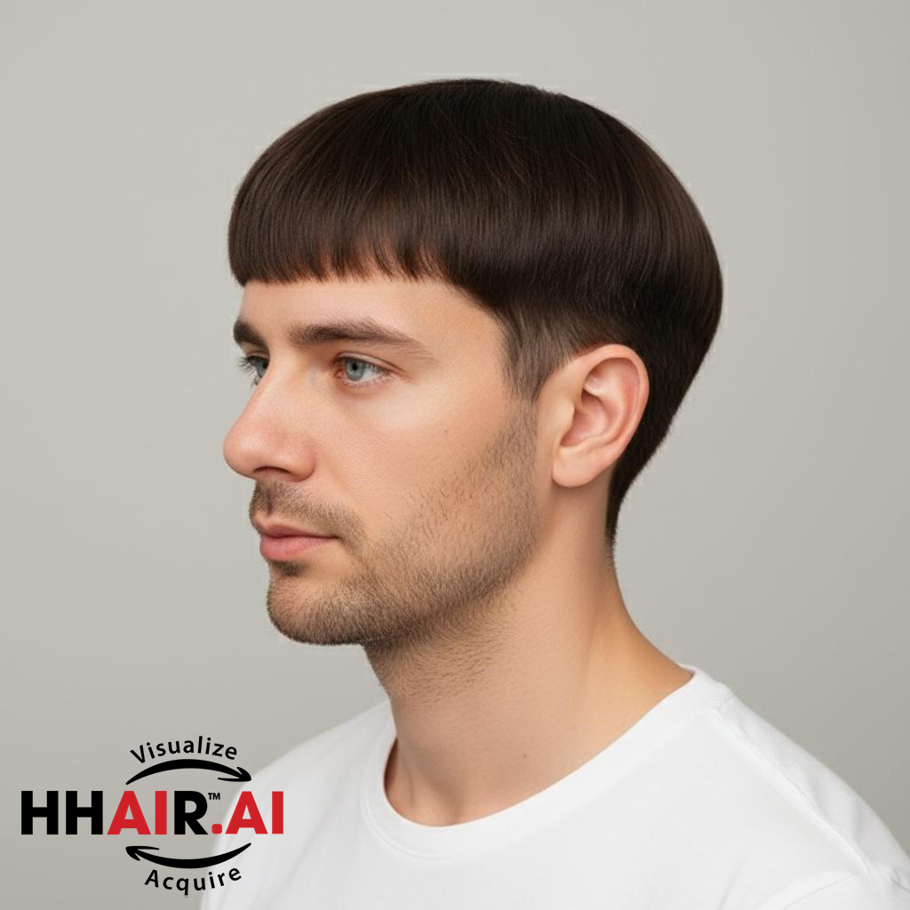 Men’s Hair System – Basic Style, 3D Crown Swirl Skin Base