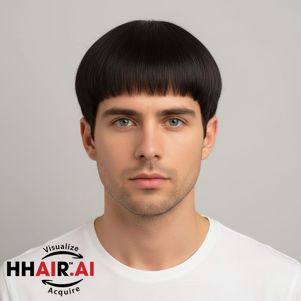 Men’s Hair System – Basic Style, 3D Crown Swirl Skin Base