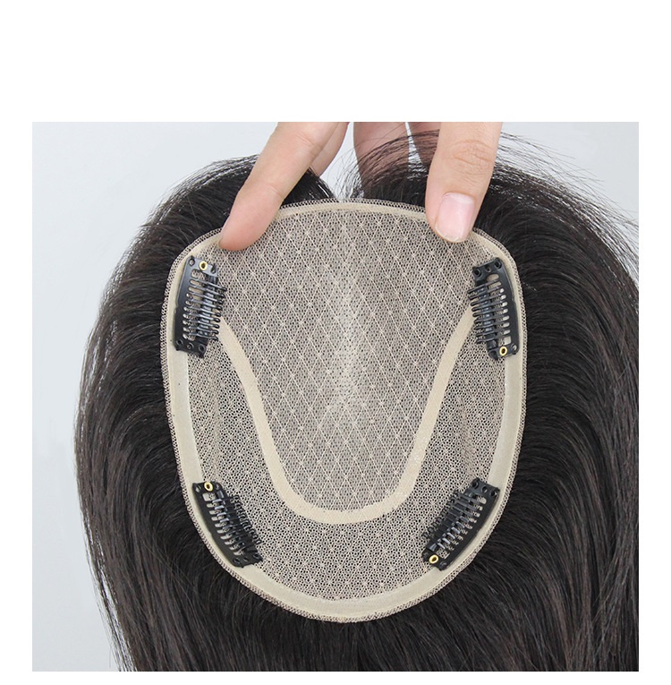 WINA Real Hair Bald Top Top Super Real Leather 4D