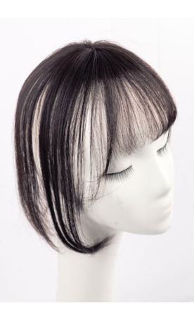 Monofilament bangs | Silver baldness cover TM-3D